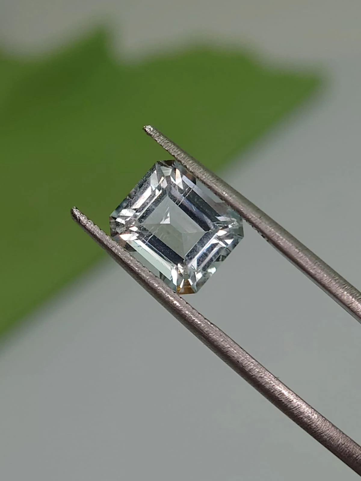 2.4ct Emerald Faceted Natural Aquamarine from Nigeria — view 3